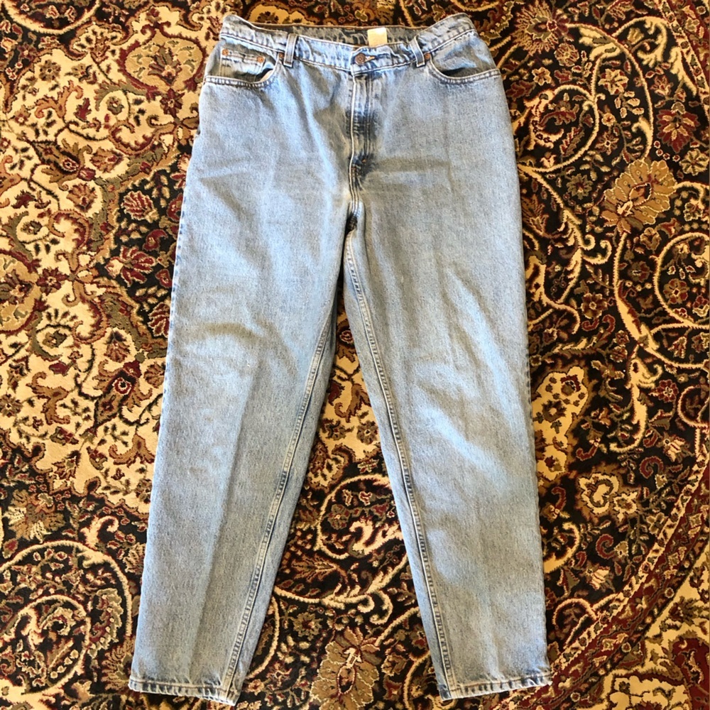 Levi's 550 High Rise Blue Jeans Vintage Style 16M